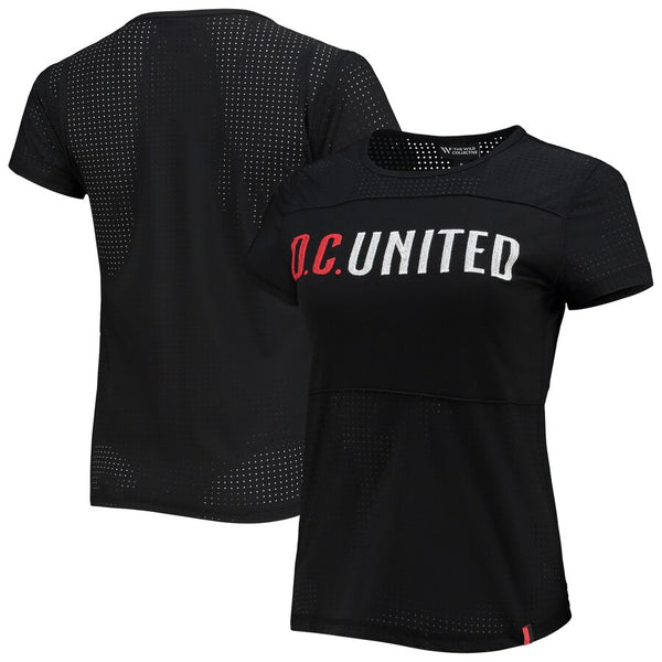 Women's D.C. United The Wild Collective Black Mesh T-Shirt